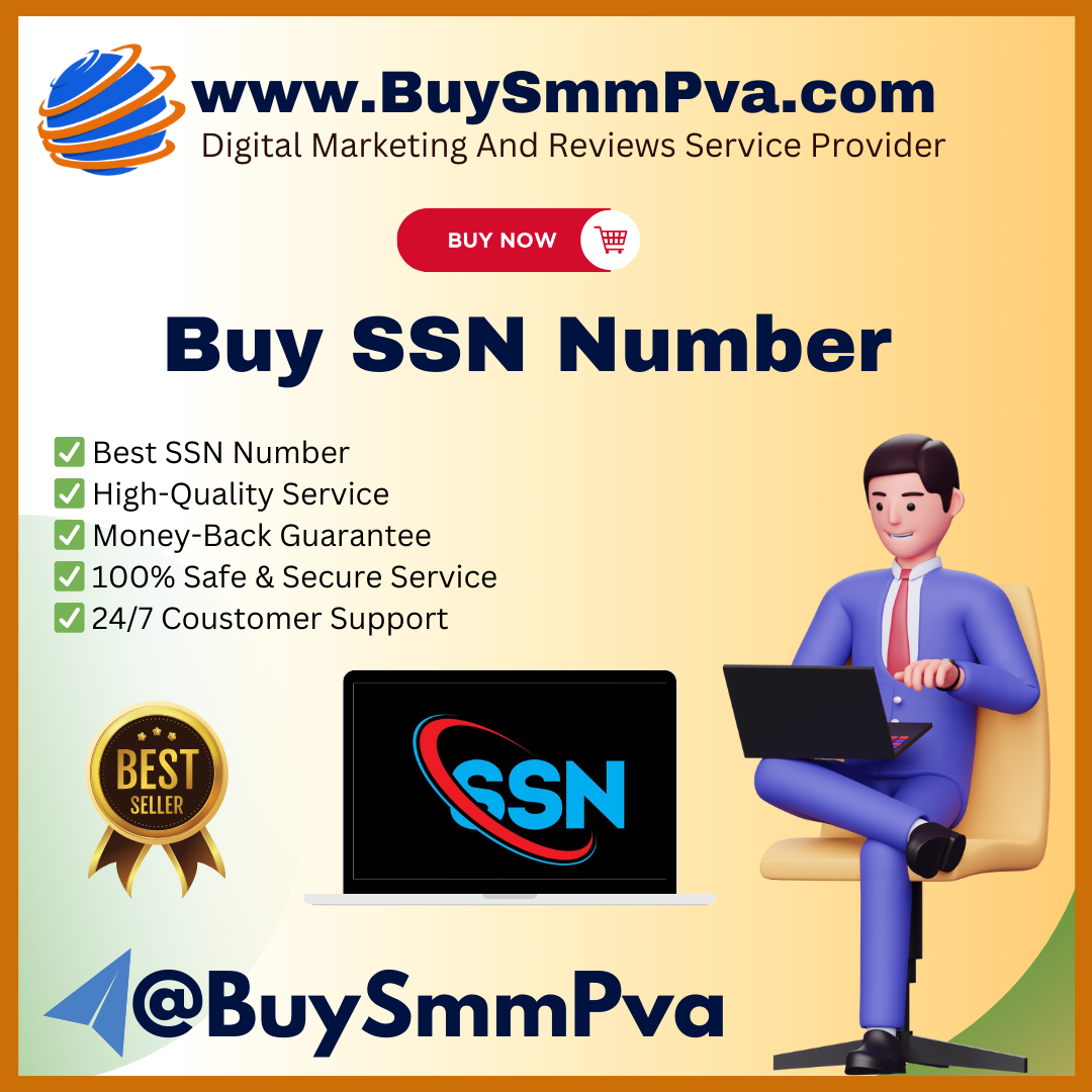 Buy SSN Number - BuySmmPva । 100% Genuine Social Security Number